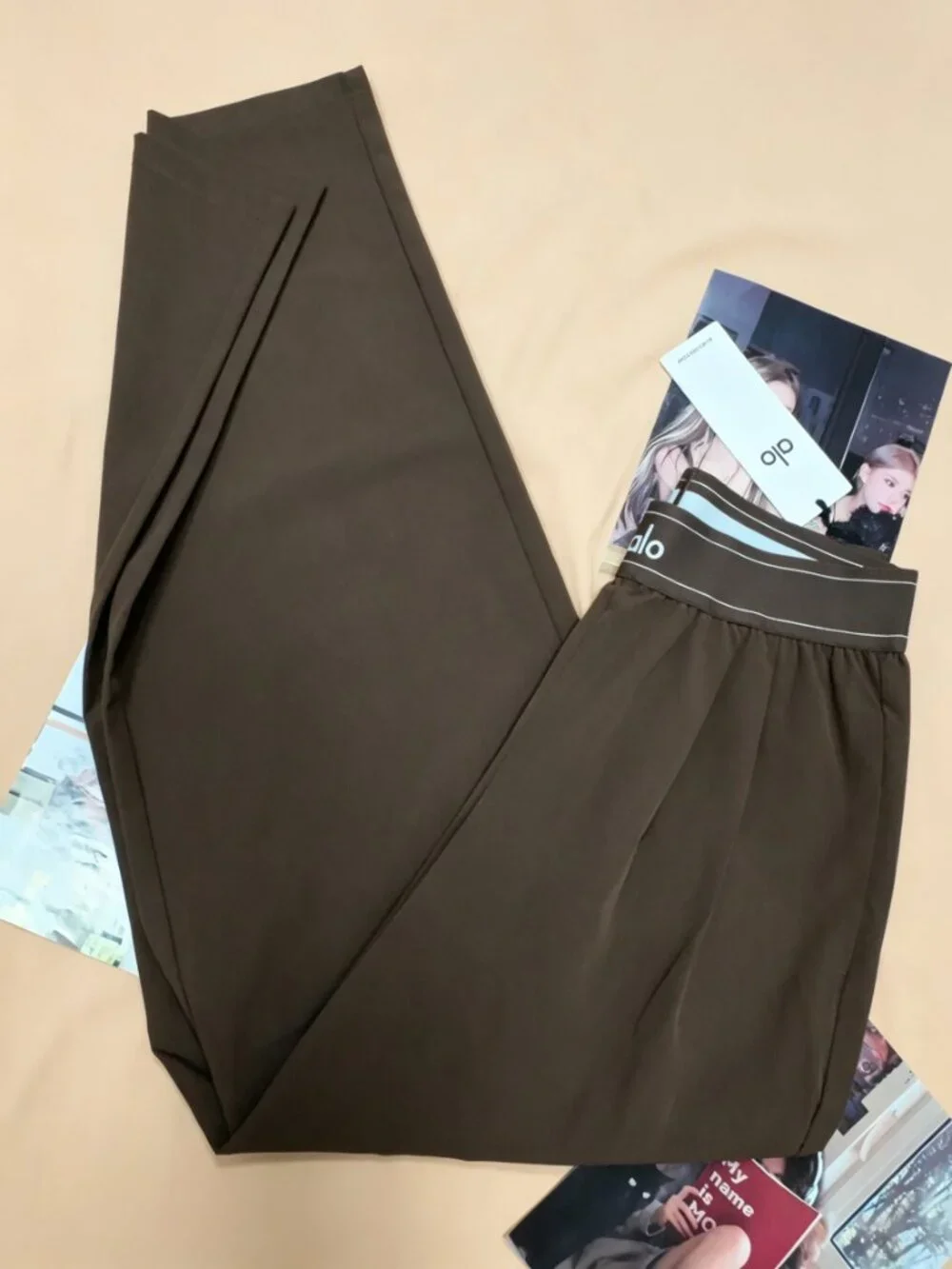 🤎ALO Yoga Espresso Suit Up Trouser NWT🏷️Regular 30